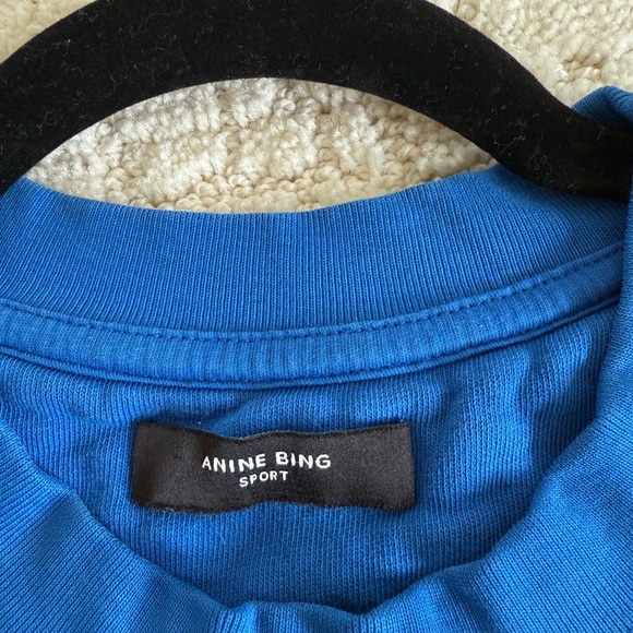 Anine Bing Sport Blue Men's Sweater - Picture 2 of 4